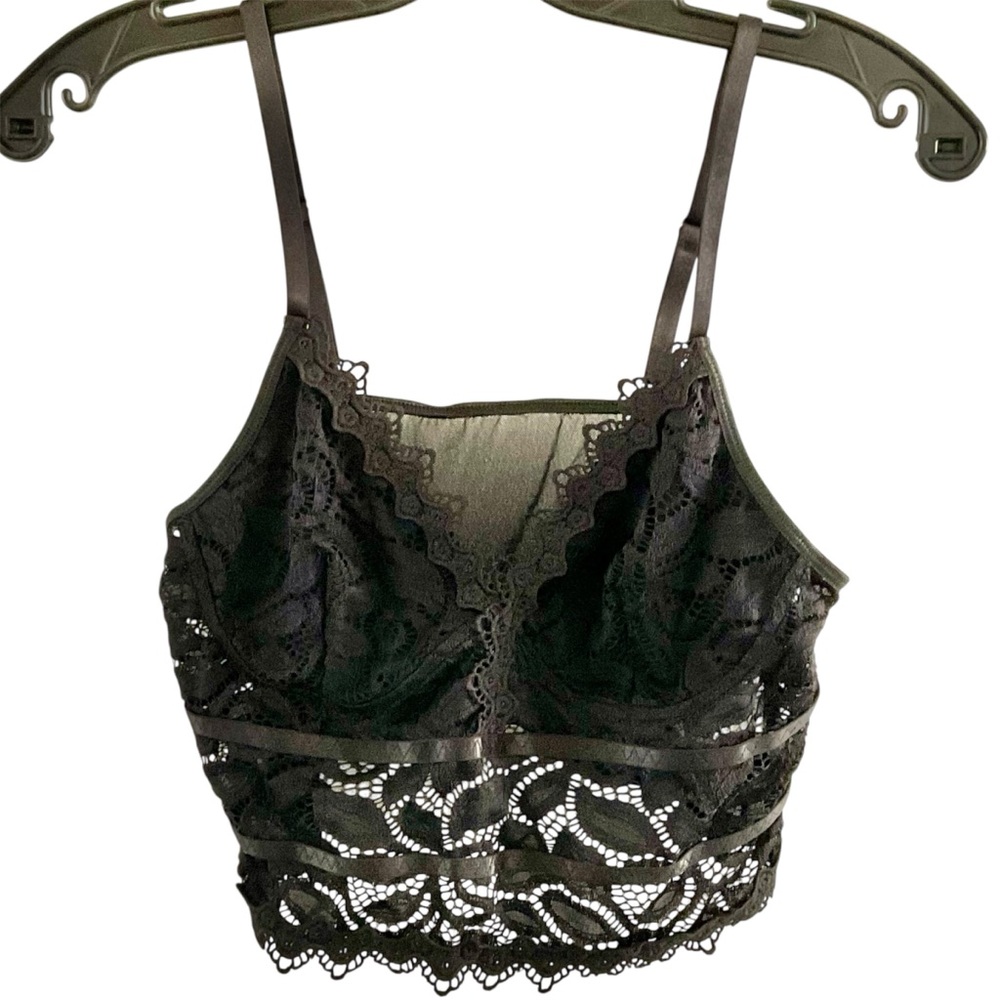 Elegant Black Lace Bralette